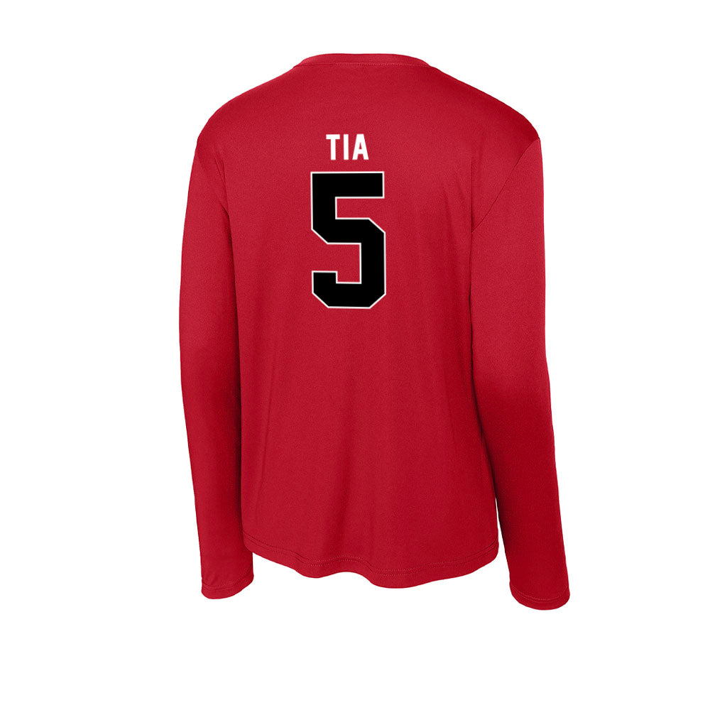 Utah - NCAA Football : Otto Tia - Activewear Long Sleeve T-Shirt-1