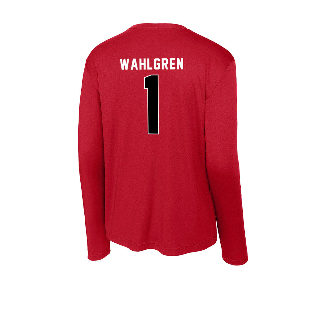 Utah - NCAA Women's Volleyball : Viktoria Wahlgren - Activewear Long Sleeve T-Shirt