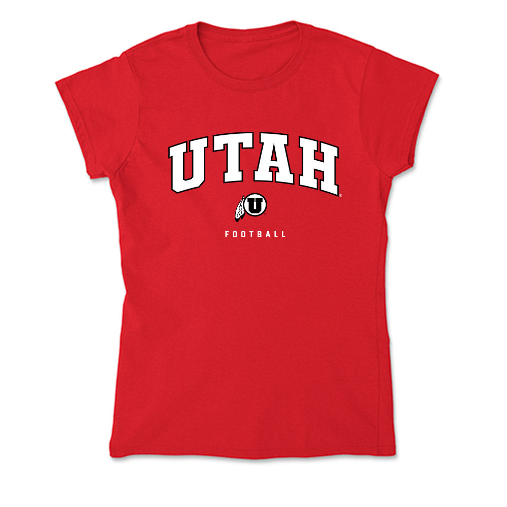Utah - NCAA Football : Elijah Davis - Soft Style Women’s T-Shirt-0