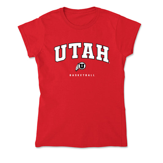 Utah - NCAA Men's Basketball : Cole Bajema - Soft Style Women’s T-Shirt-0