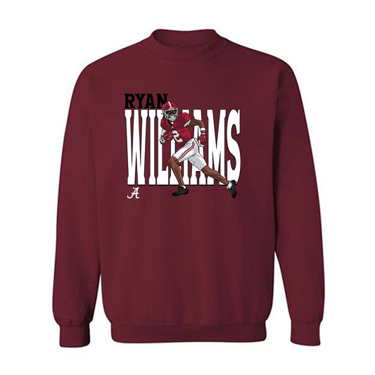 Alabama - NCAA Football : Ryan Williams - Caricature Crewneck Sweatshirt
