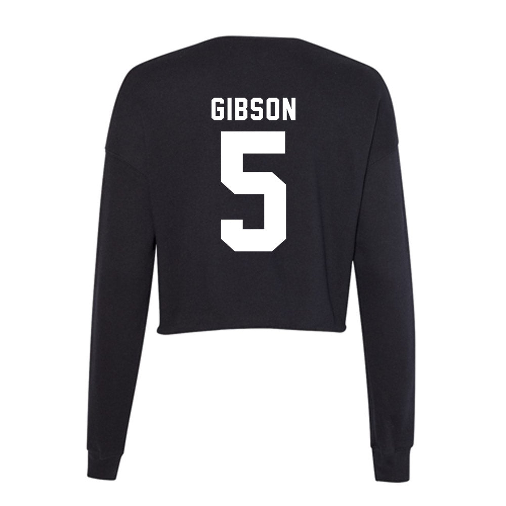 Georgia - NCAA Softball : Rachel Gibson - Women's Cropped Crew Fleece-1