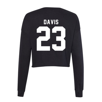 Georgia - NCAA Women's Basketball : Summer Davis - Women's Cropped Crew Fleece-1