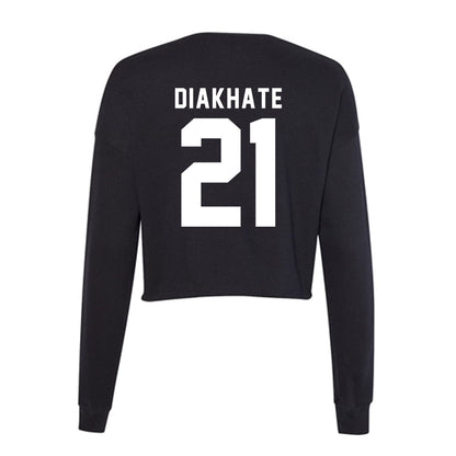 Georgia - NCAA Women's Basketball : Fatima Diakhate - Women's Cropped Crew Fleece-1