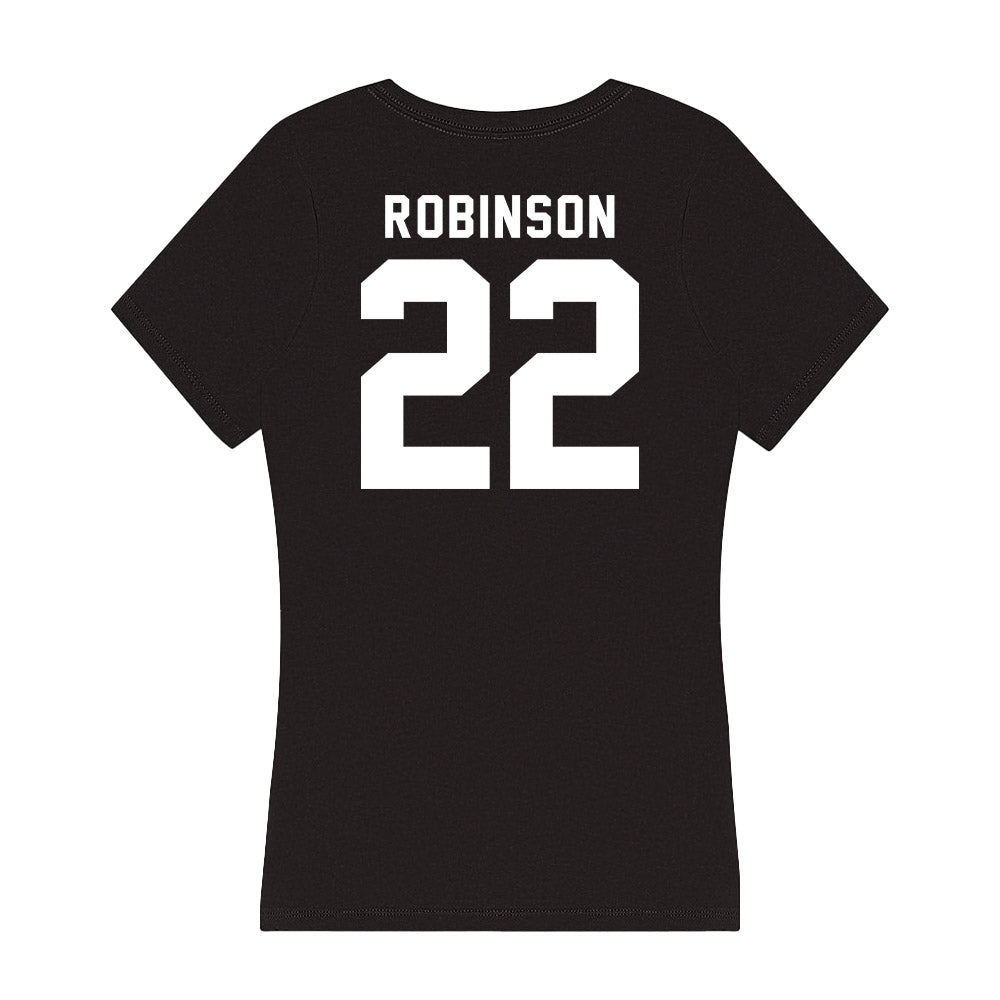 Georgia - NCAA Football : Branson Robinson - Women's V-Neck T-Shirt-1