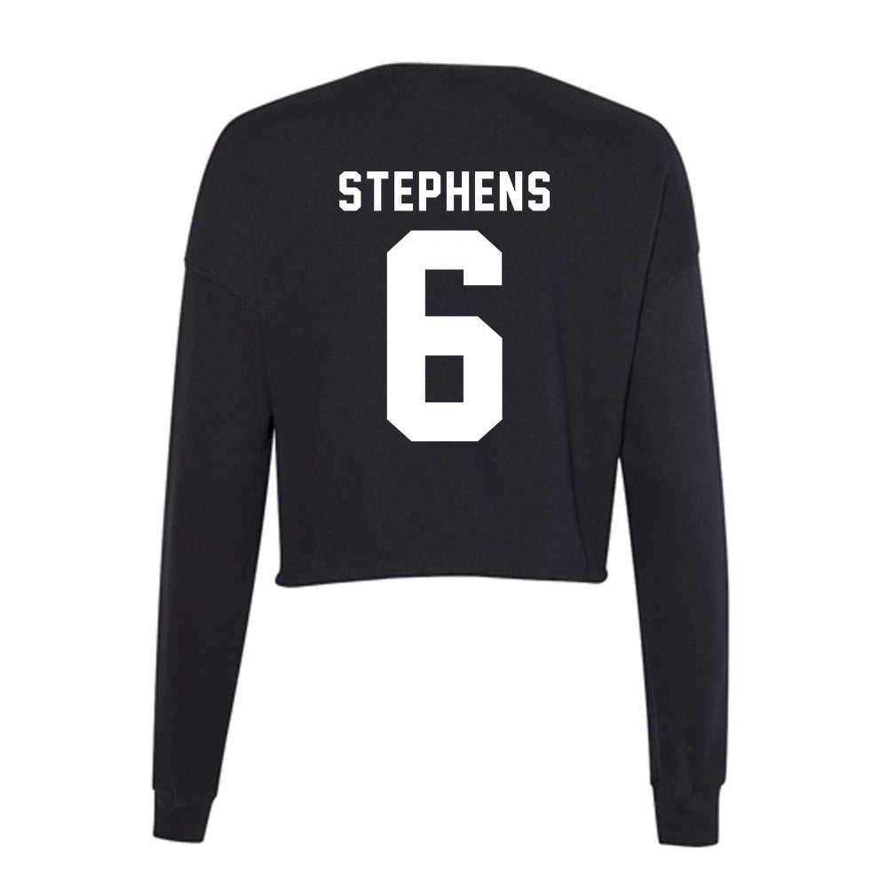 Georgia - NCAA Baseball : Jordan Stephens - Women's Cropped Crew Fleece-1