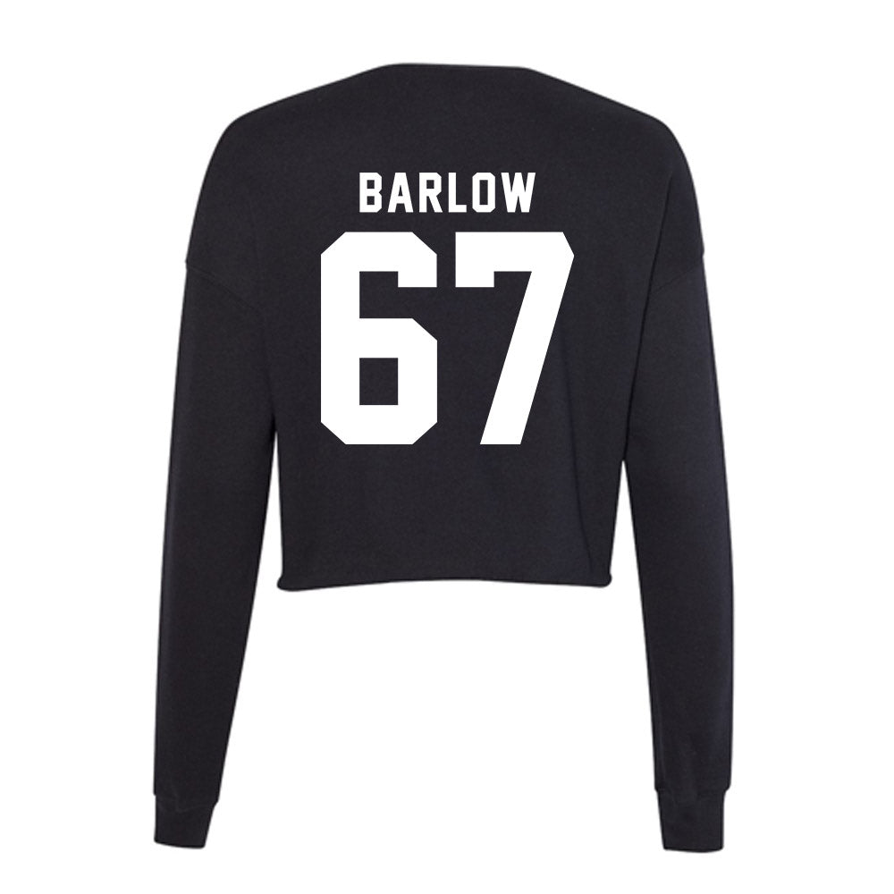 Georgia - NCAA Football : Clinton Barlow - Women's Cropped Crew Fleece-1