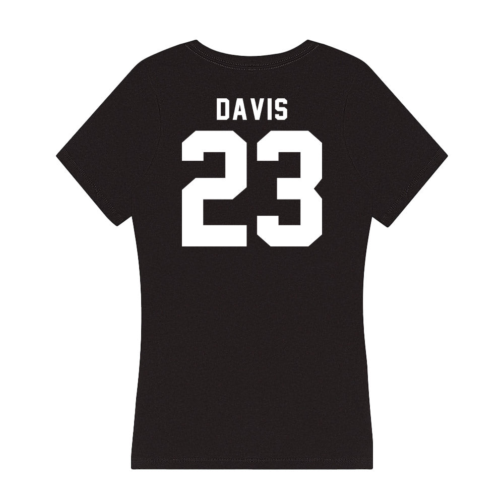 Georgia - NCAA Women's Basketball : Summer Davis - Women's V-Neck T-Shirt-1