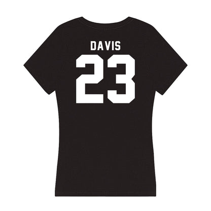 Georgia - NCAA Women's Basketball : Summer Davis - Women's V-Neck T-Shirt-1