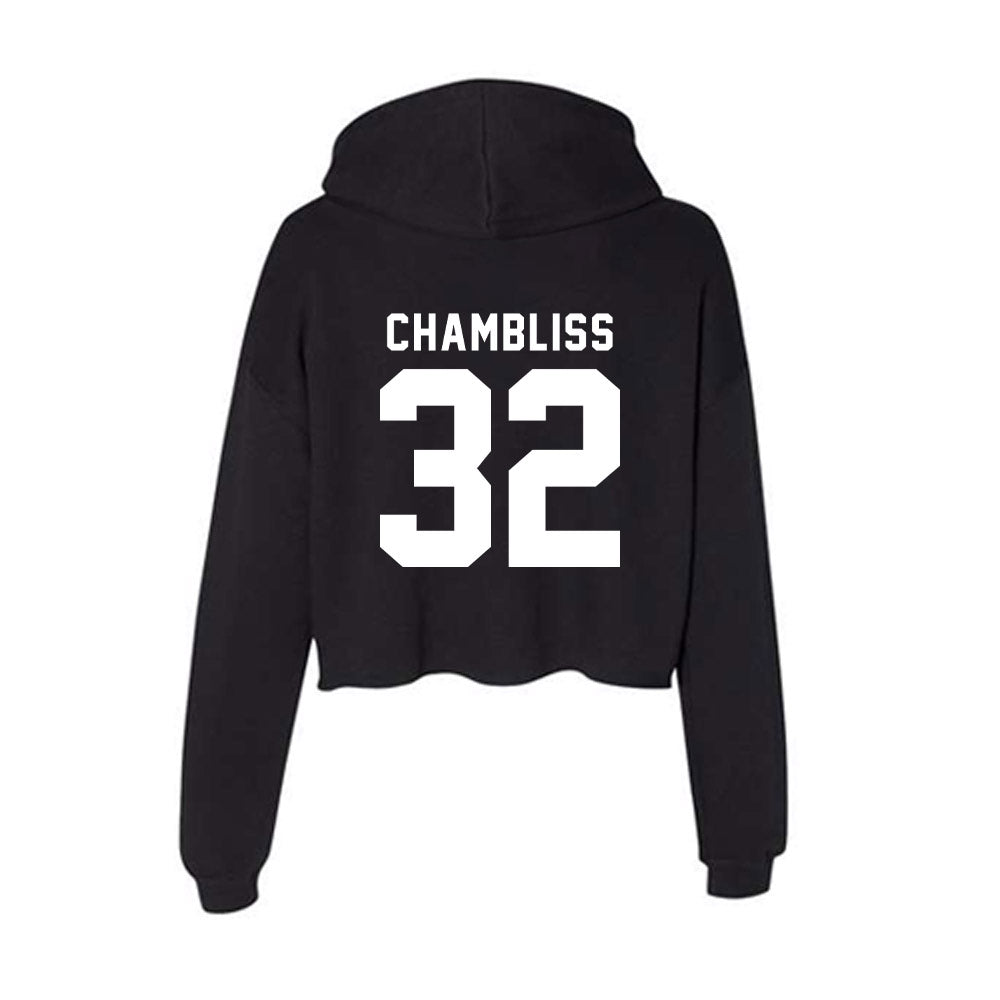 Georgia - NCAA Football : Chaz Chambliss - Women's Crop Fleece Hoodie-1