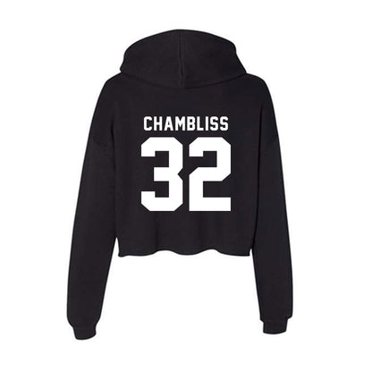 Georgia - NCAA Football : Chaz Chambliss - Women's Crop Fleece Hoodie-1