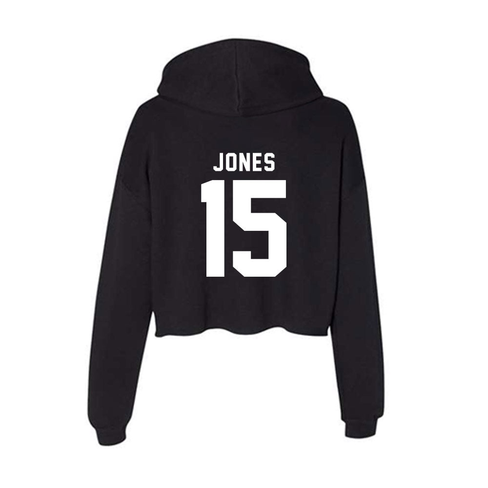 Georgia - NCAA Football : Demello Jones - Women's Crop Fleece Hoodie-1