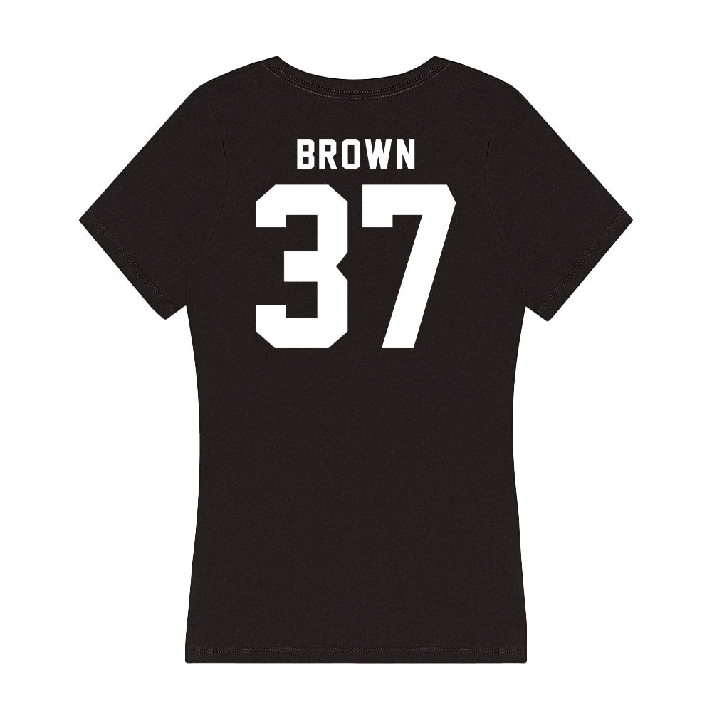 Georgia - NCAA Baseball : Zachary Brown - Women's V-Neck T-Shirt-1