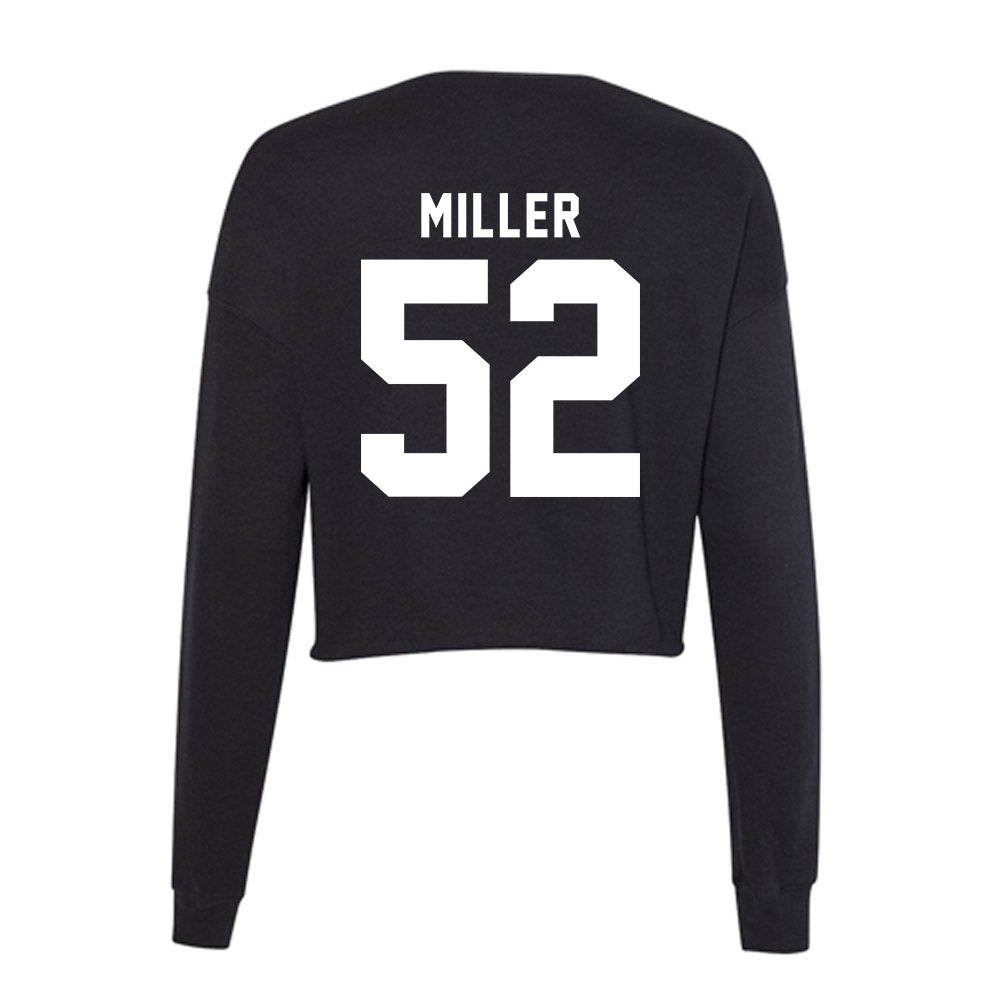 Georgia - NCAA Football : Christen Miller - Women's Cropped Crew Fleece-1