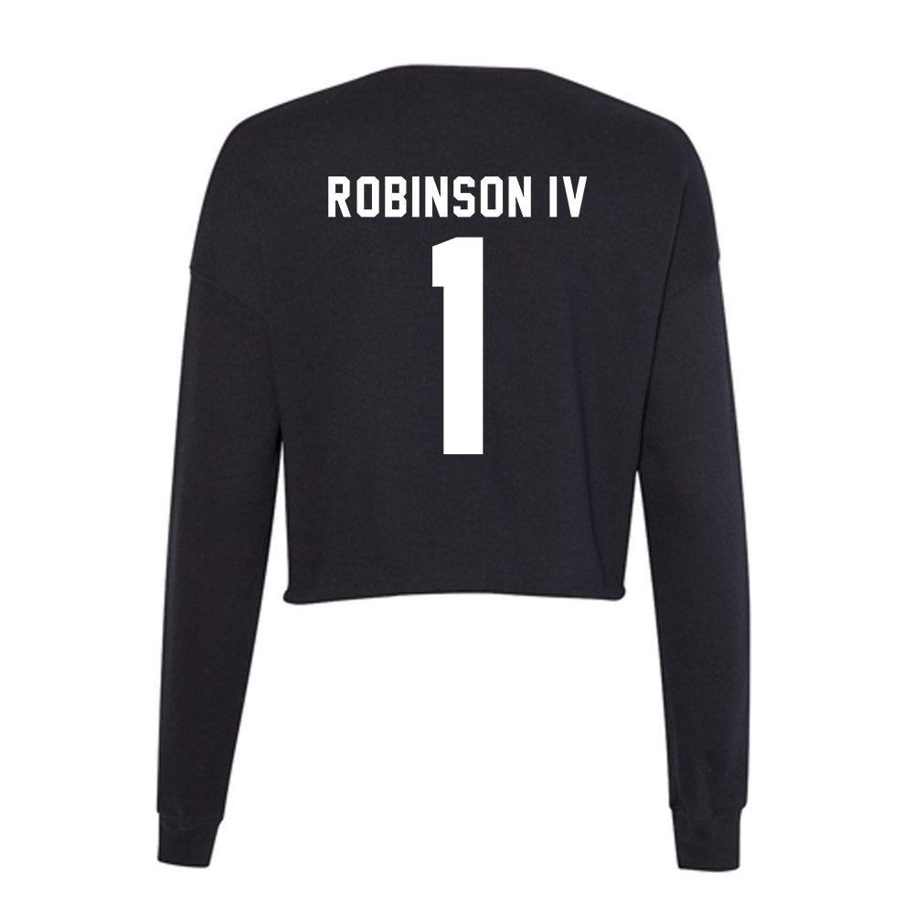 Georgia - NCAA Football : Ellis Robinson IV - Women's Cropped Crew Fleece-1