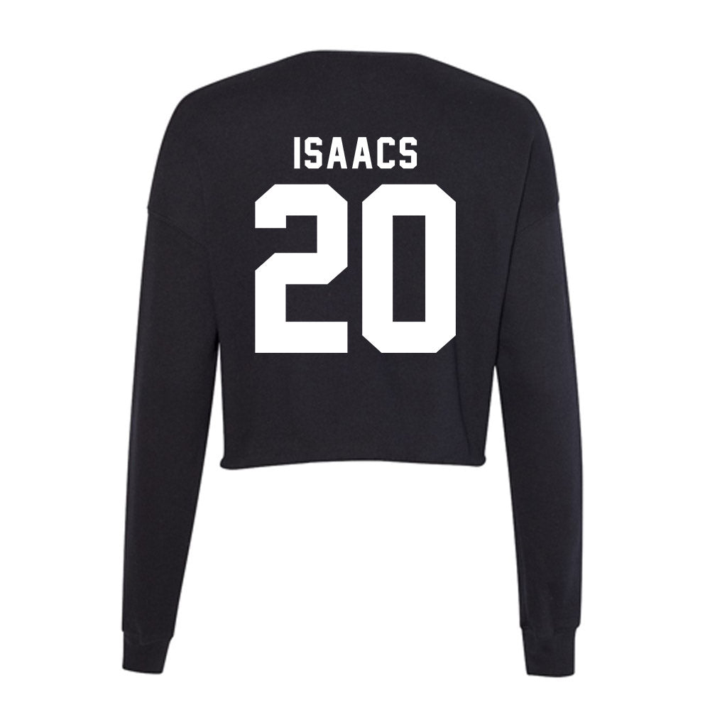 Georgia - NCAA Women's Basketball : Jordan Isaacs - Women's Cropped Crew Fleece-1