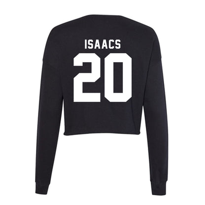 Georgia - NCAA Women's Basketball : Jordan Isaacs - Women's Cropped Crew Fleece-1