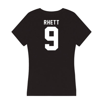 Georgia - NCAA Football : Justyn Rhett - Women's V-Neck T-Shirt-1