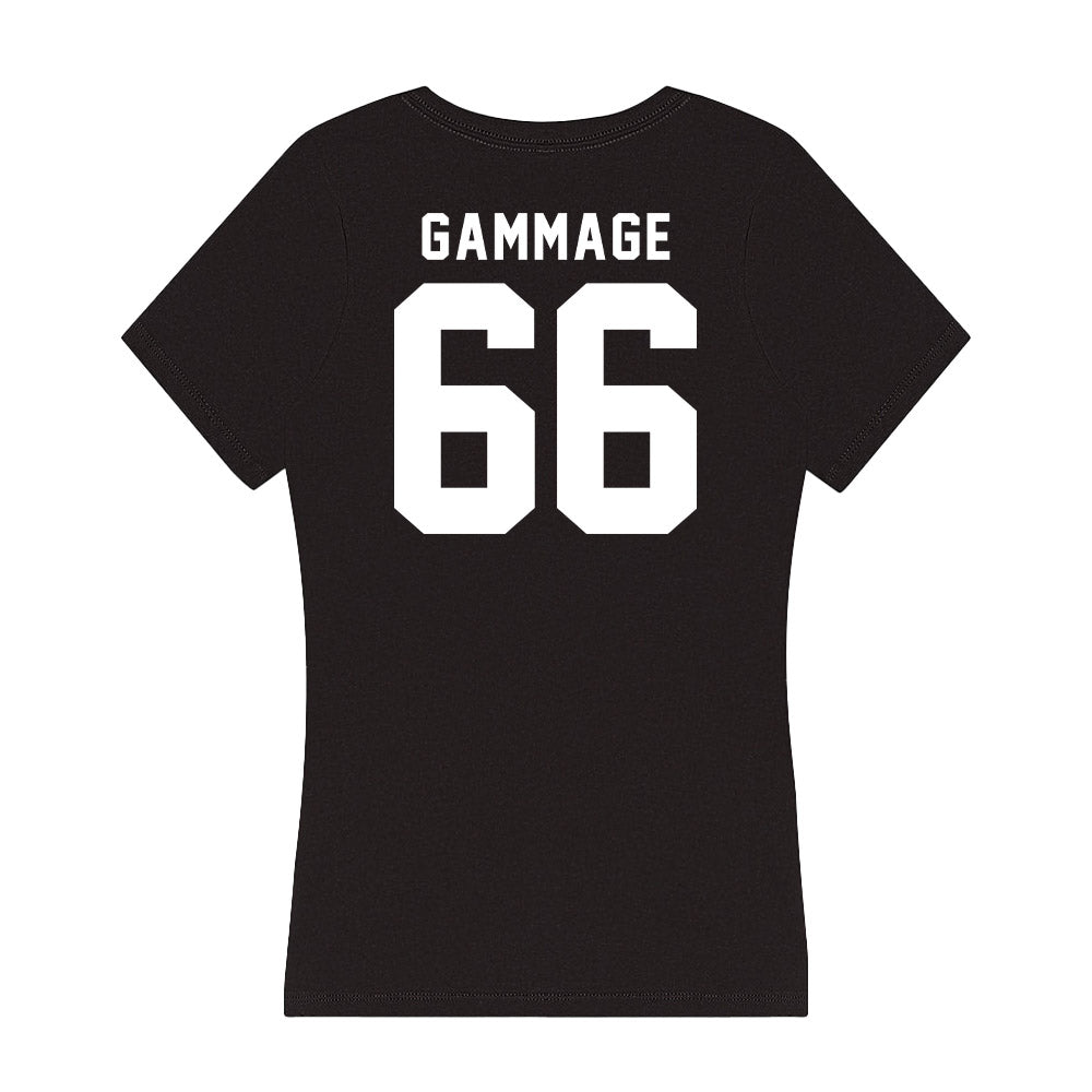 Georgia - NCAA Football : Gus Gammage - Women's V-Neck T-Shirt-1