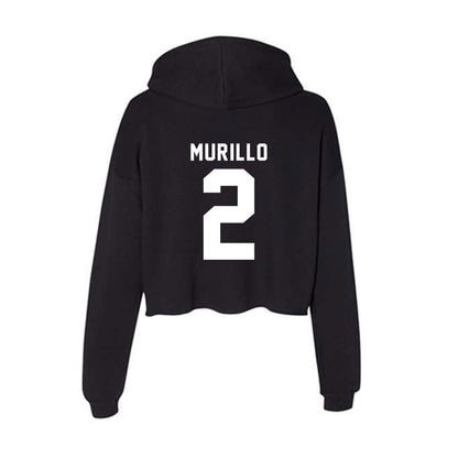 Georgia - NCAA Baseball : Sebastian Murillo - Women's Crop Fleece Hoodie-1