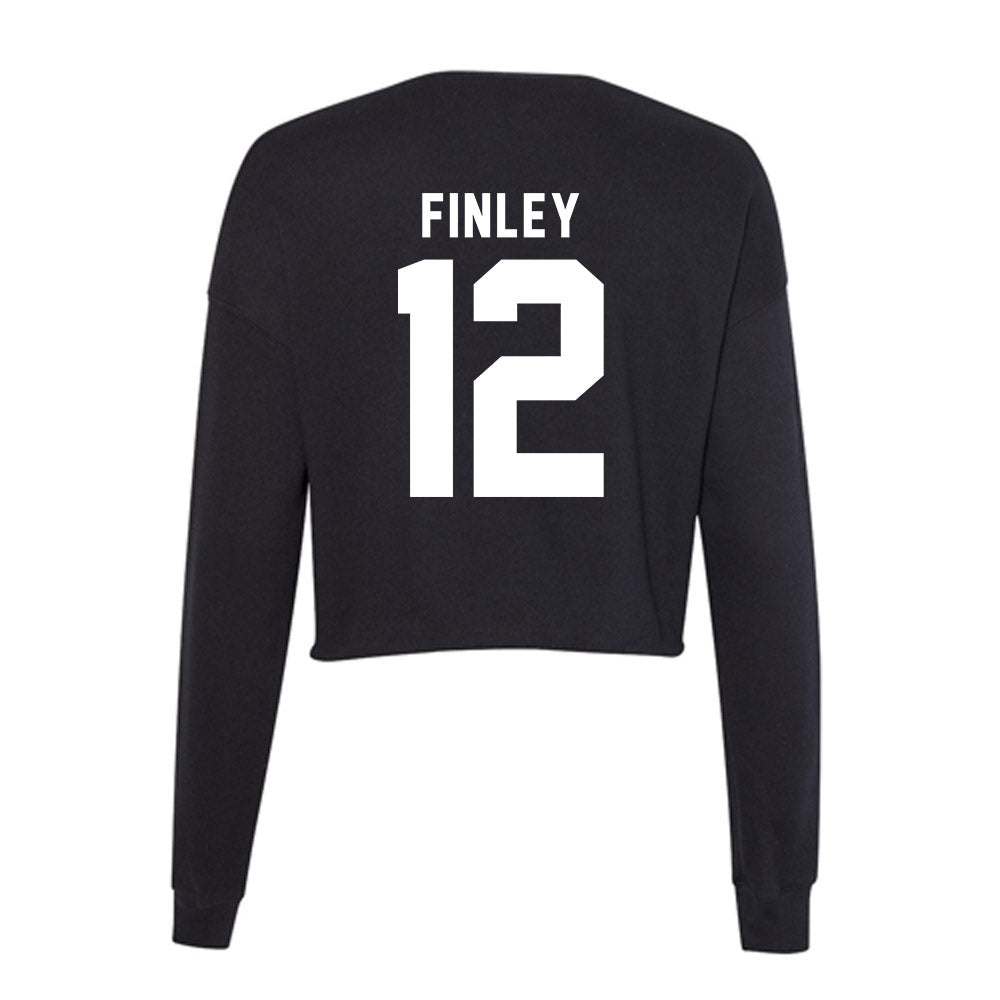 Georgia - NCAA Baseball : Leighton Finley - Women's Cropped Crew Fleece-1