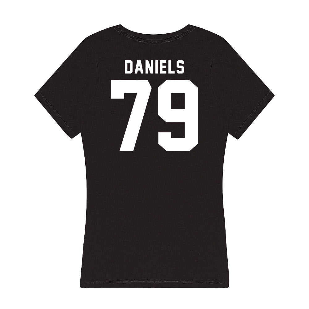 Georgia - NCAA Football : Nyier Daniels - Women's V-Neck T-Shirt-1