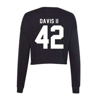 Georgia - NCAA Baseball : Alton Davis II - Women's Cropped Crew Fleece-1