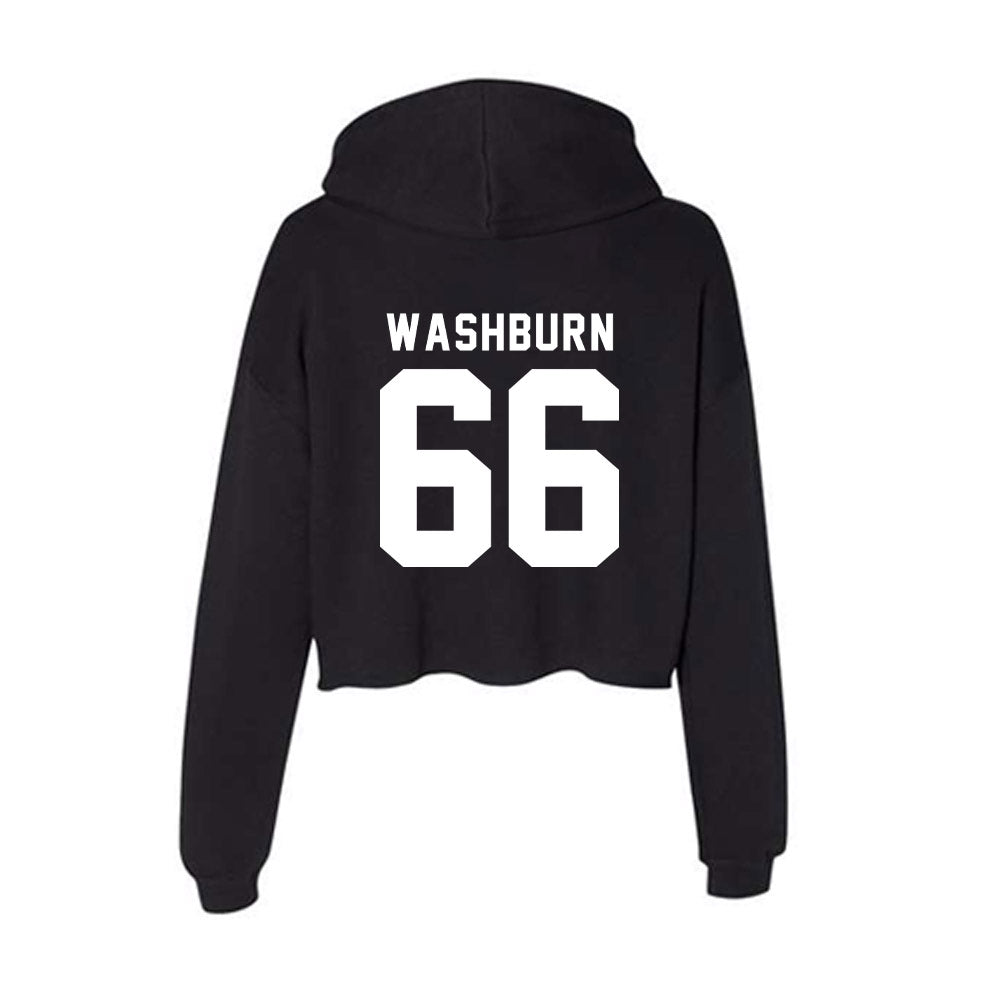 Georgia - NCAA Football : Jonathan Washburn - Women's Crop Fleece Hoodie-1