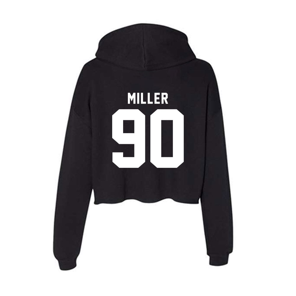 Georgia - NCAA Football : Drew Miller - Women's Crop Fleece Hoodie-1