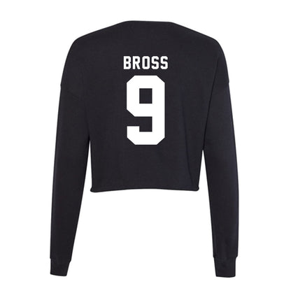 Georgia - NCAA Softball : Precious Bross - Women's Cropped Crew Fleece-1