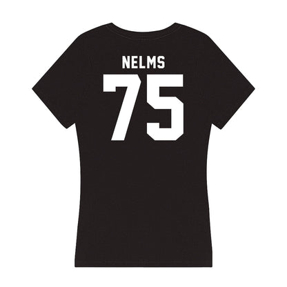 Georgia - NCAA Football : Tate Nelms - Women's V-Neck T-Shirt-1