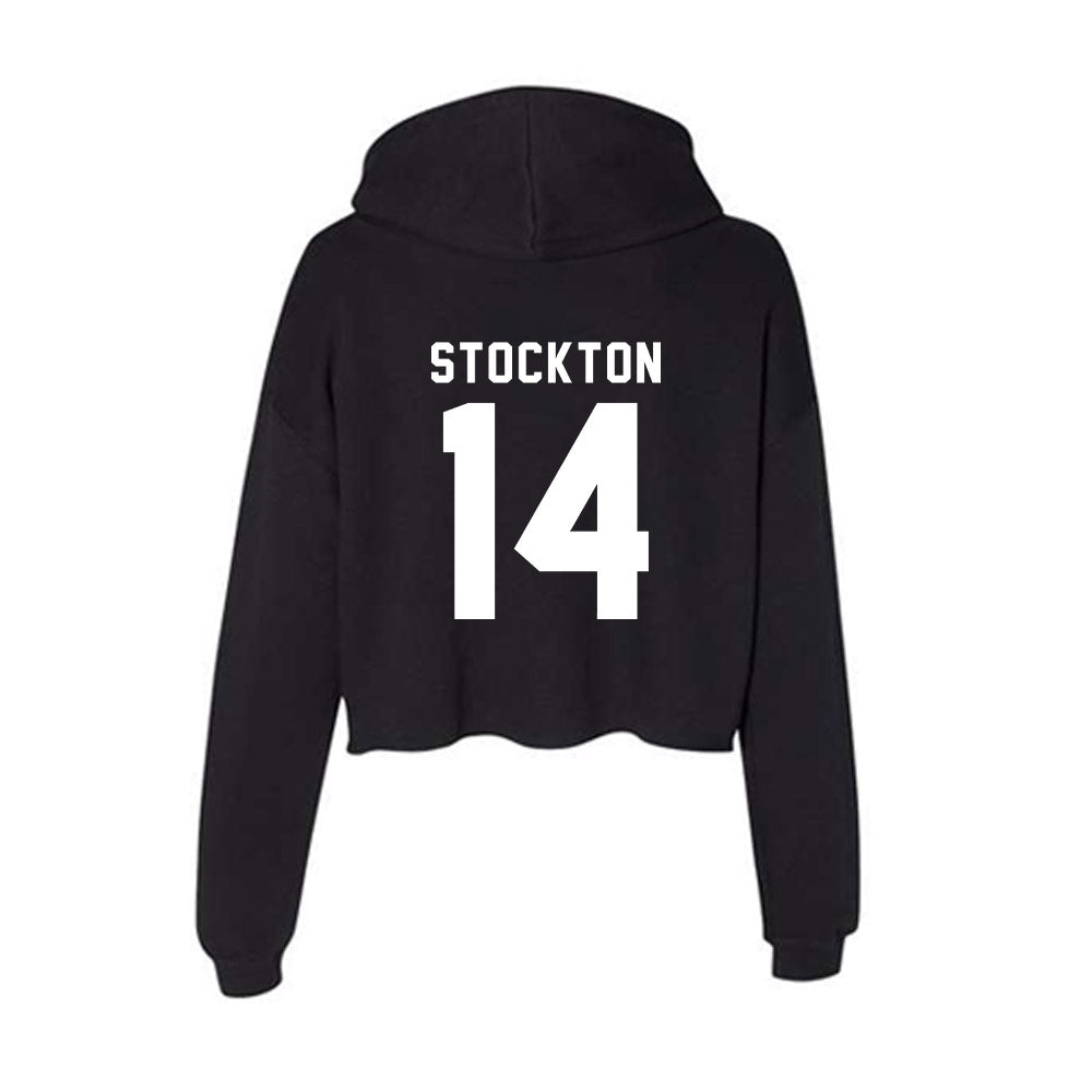 Georgia - NCAA Football : Gunner Stockton - Women's Crop Fleece Hoodie-1