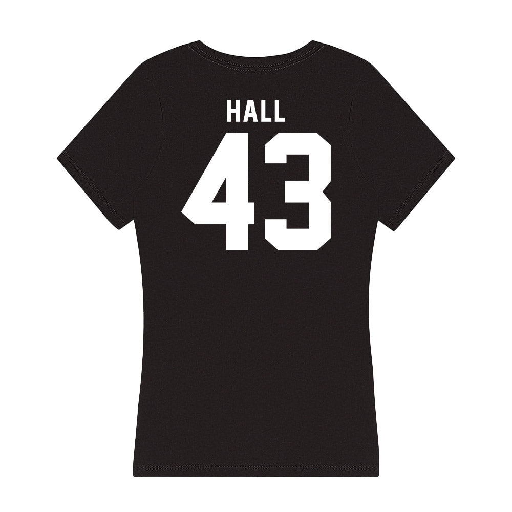 Georgia - NCAA Football : Ali Hall - Women's V-Neck T-Shirt-1