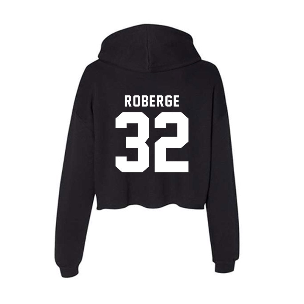 Georgia - NCAA Baseball : Joshua Roberge - Women's Crop Fleece Hoodie-1