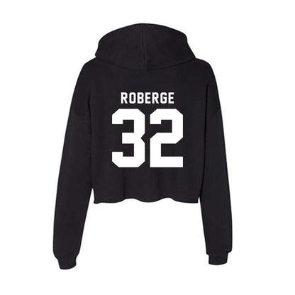 Georgia - NCAA Baseball : Joshua Roberge - Women's Crop Fleece Hoodie-1