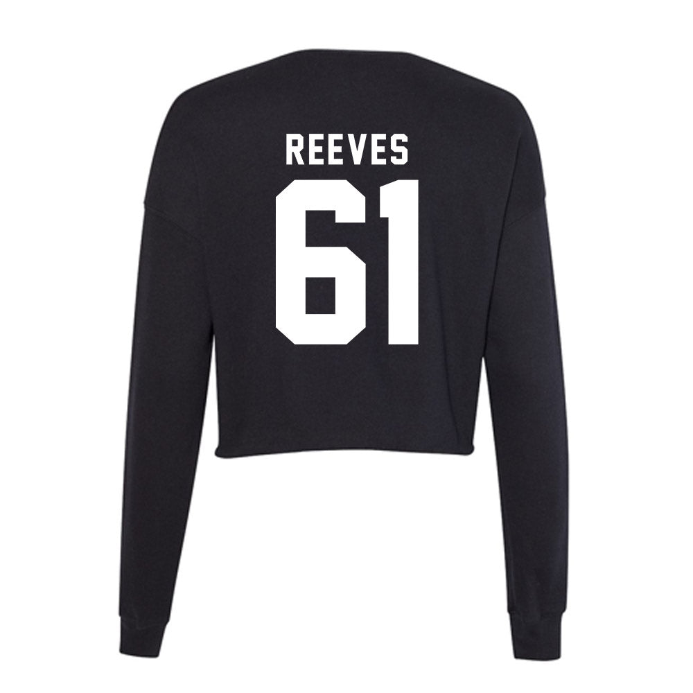 Georgia - NCAA Football : Nicholas Reeves - Women's Cropped Crew Fleece-1