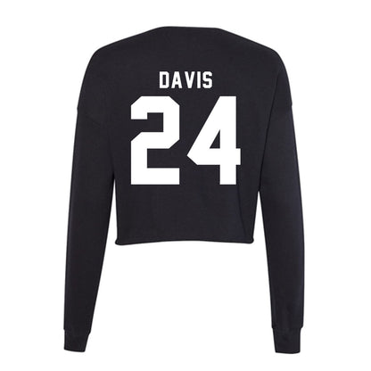 Georgia - NCAA Women's Basketball : Indya Davis - Women's Cropped Crew Fleece-1