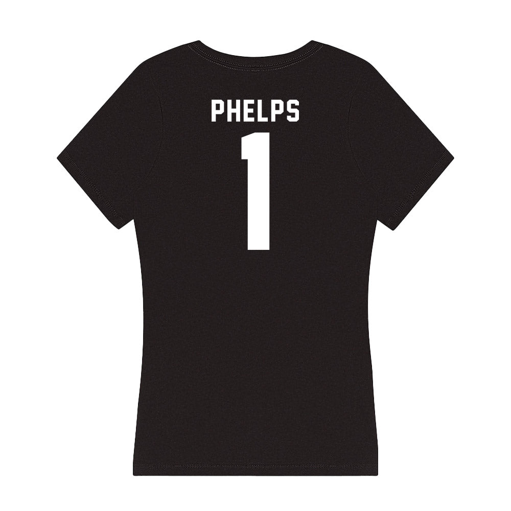 Georgia - NCAA Baseball : Tre Phelps - Women's V-Neck T-Shirt-1