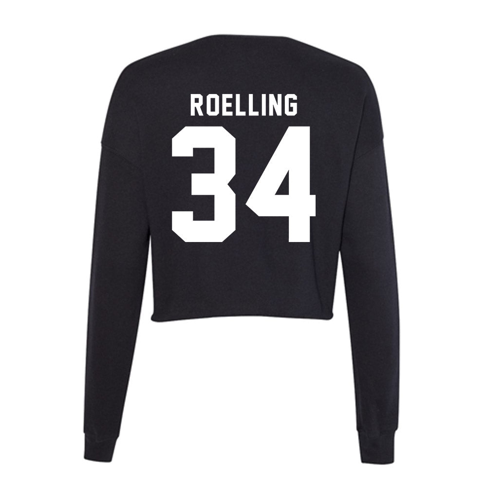 Georgia - NCAA Softball : Randi Roelling - Women's Cropped Crew Fleece-1