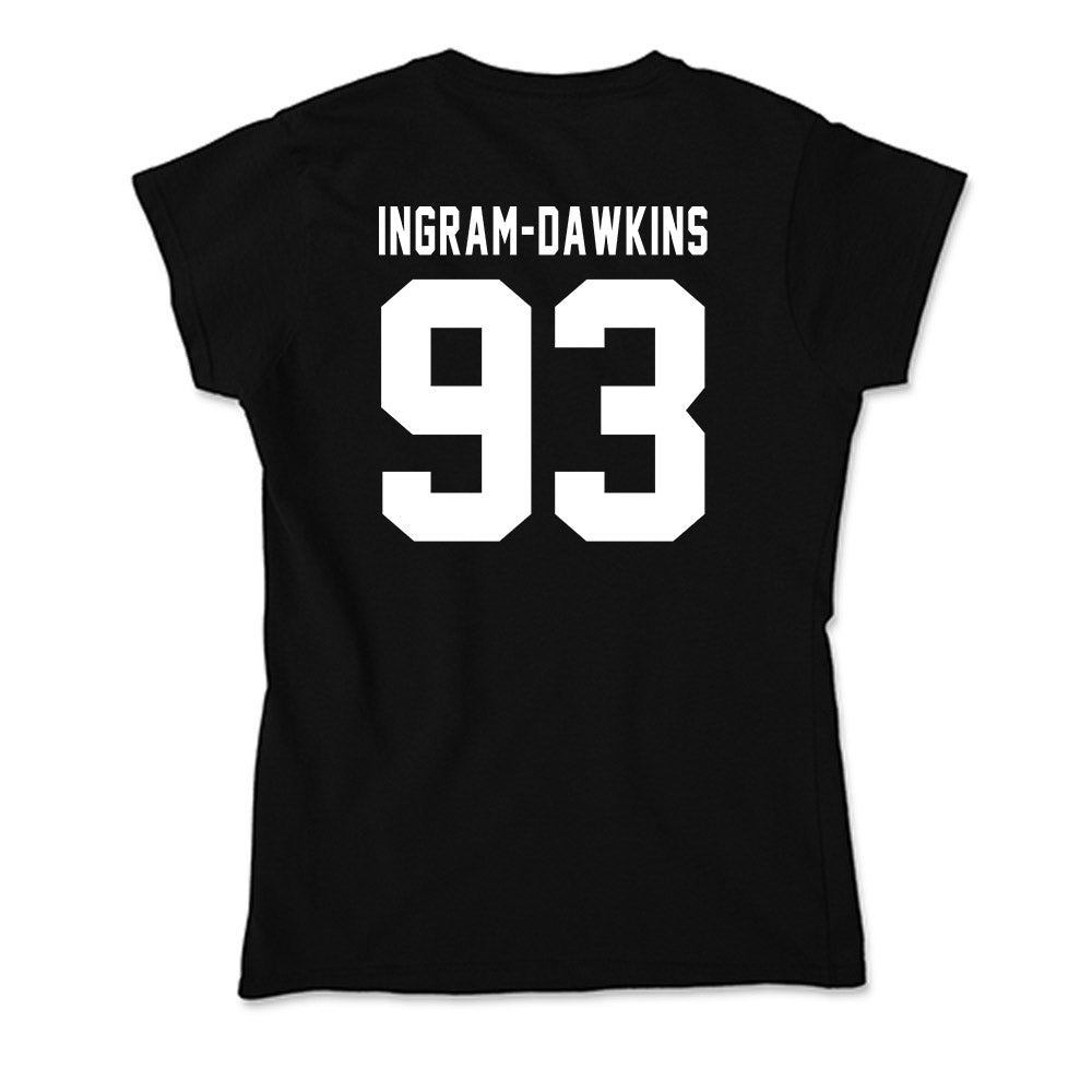 Georgia - NCAA Football : Tyrion Ingram-Dawkins - Soft Style Women’s T-Shirt-1