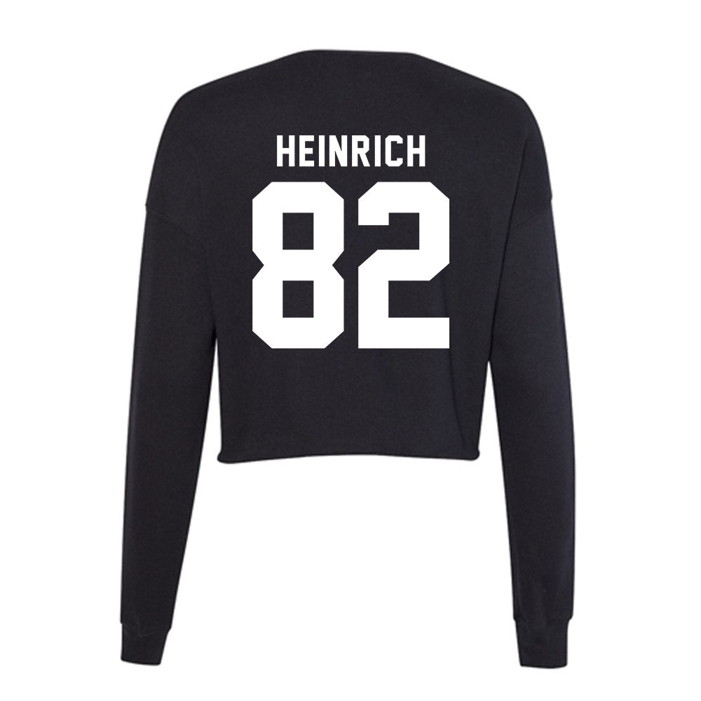 Georgia - NCAA Football : Colton Heinrich - Women's Cropped Crew Fleece-1