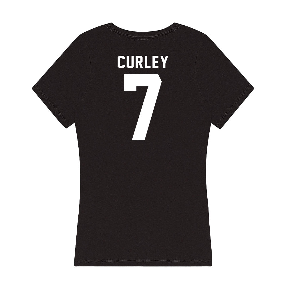 Georgia - NCAA Baseball : Brian Curley - Women's V-Neck T-Shirt-1