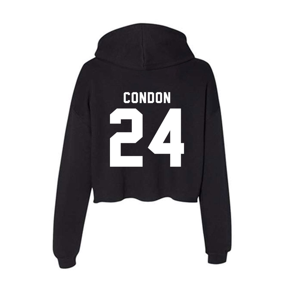 Georgia - NCAA Baseball : Charlie Condon - Women's Crop Fleece Hoodie-1