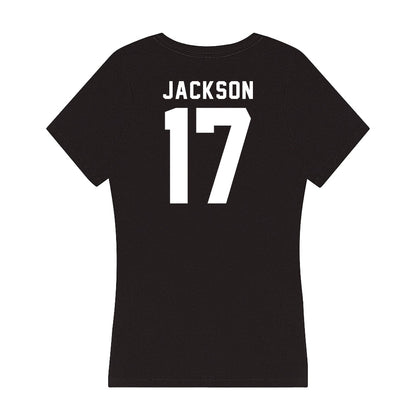 Georgia - NCAA Women's Soccer : Cayla Jackson - Women's V-Neck T-Shirt-1