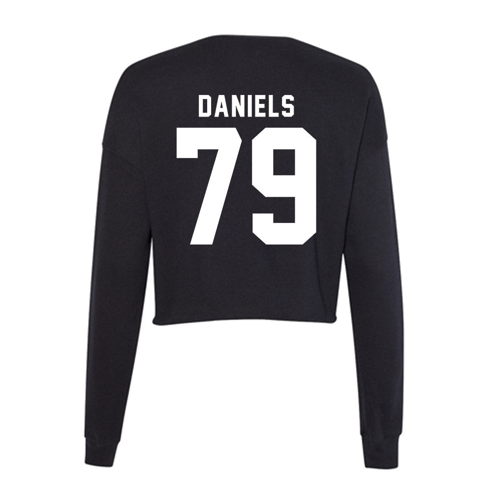 Georgia - NCAA Football : Nyier Daniels - Women's Cropped Crew Fleece-1