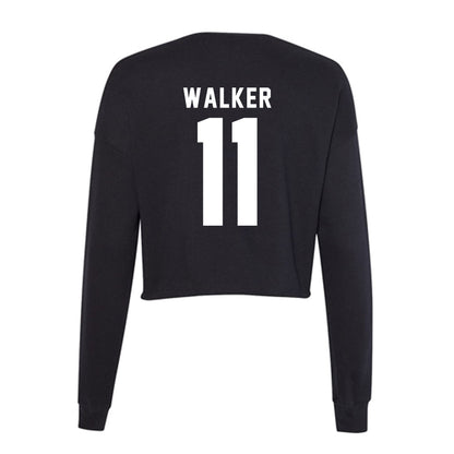 Georgia - NCAA Football : Jalon Walker - Women's Cropped Crew Fleece-1