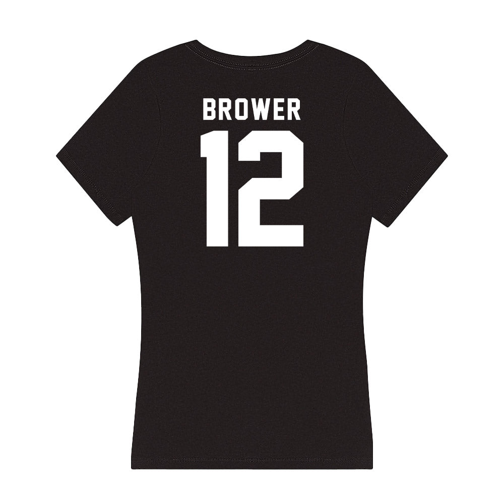 Georgia - NCAA Women's Volleyball : Clara Brower - Women's V-Neck T-Shirt-1