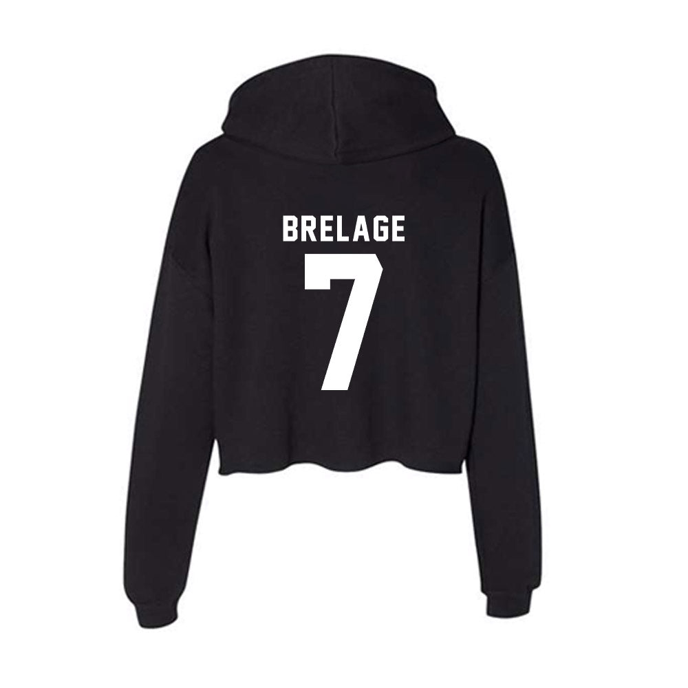 Georgia - NCAA Women's Soccer : Sophia Brelage - Women's Crop Fleece Hoodie-1