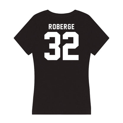 Georgia - NCAA Baseball : Joshua Roberge - Women's V-Neck T-Shirt-1