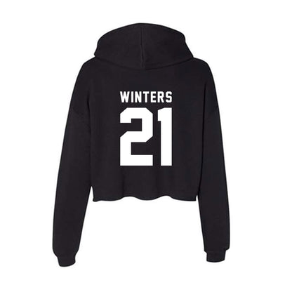 Georgia - NCAA Women's Soccer : Devon Winters - Women's Crop Fleece Hoodie-1